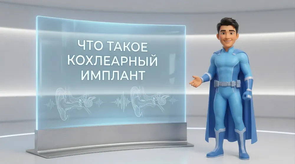 Как работает кохлеарный имплант?